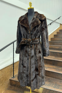 Vintage Mahogany Mink Coat
