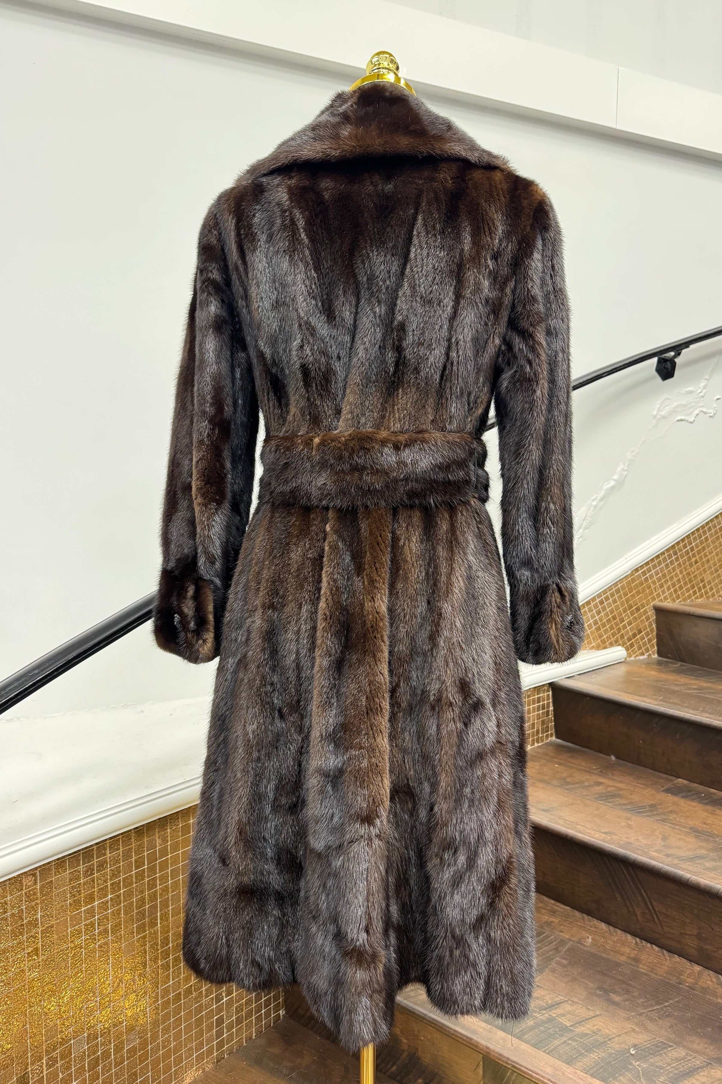 Vintage Mahogany Mink Coat