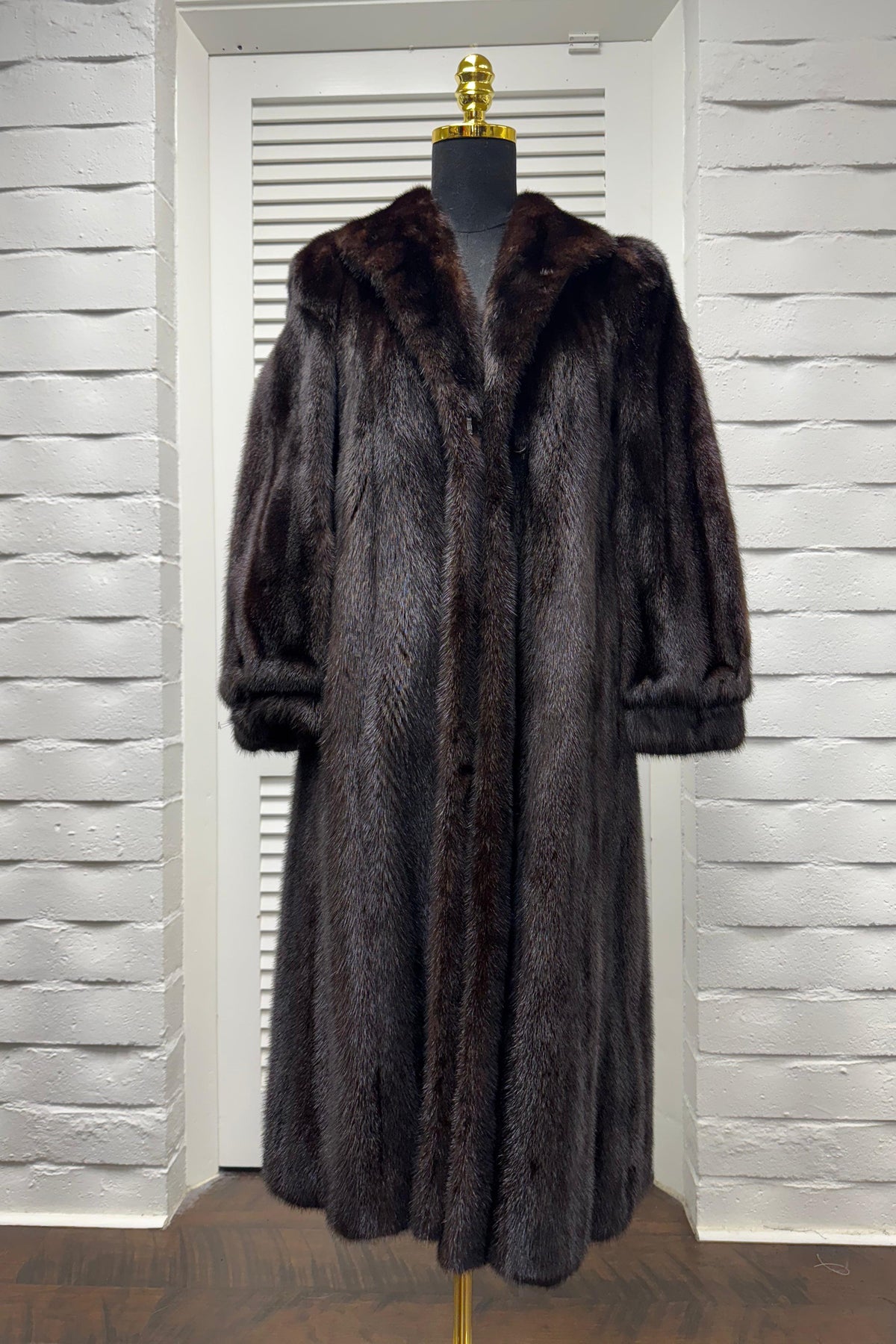 Vintage Mahogany Mink Coat