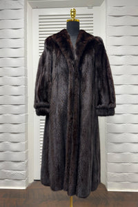 Vintage Mahogany Mink Coat