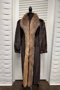 Vintage Mahogany Mink Coat
