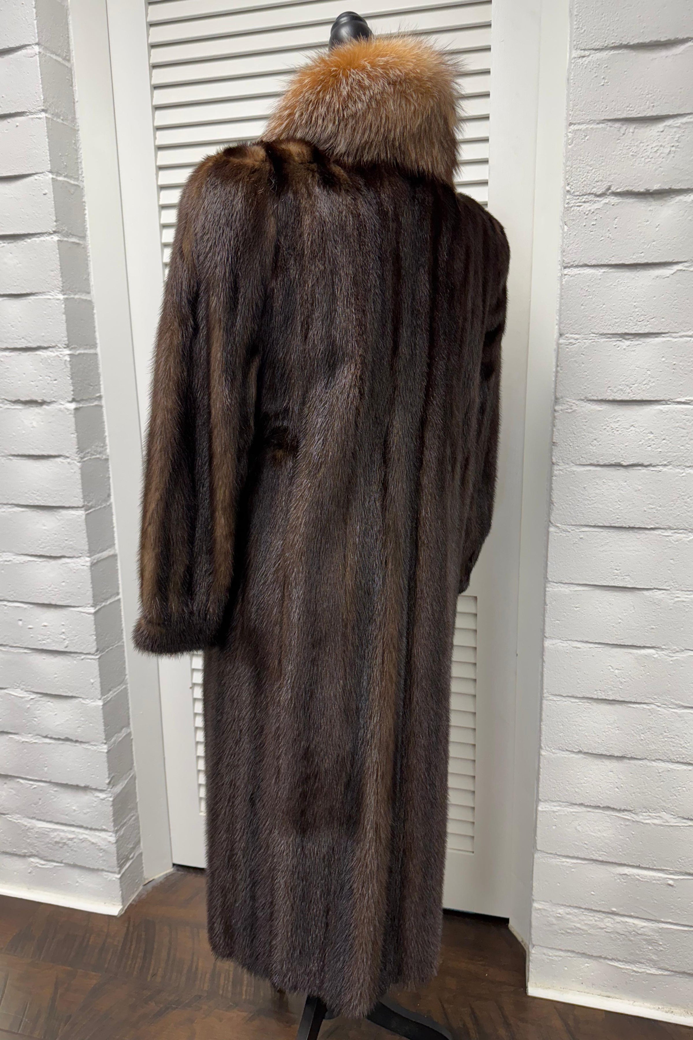 Vintage Mahogany Mink Coat