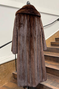 Vintage Mahogany Mink Coat