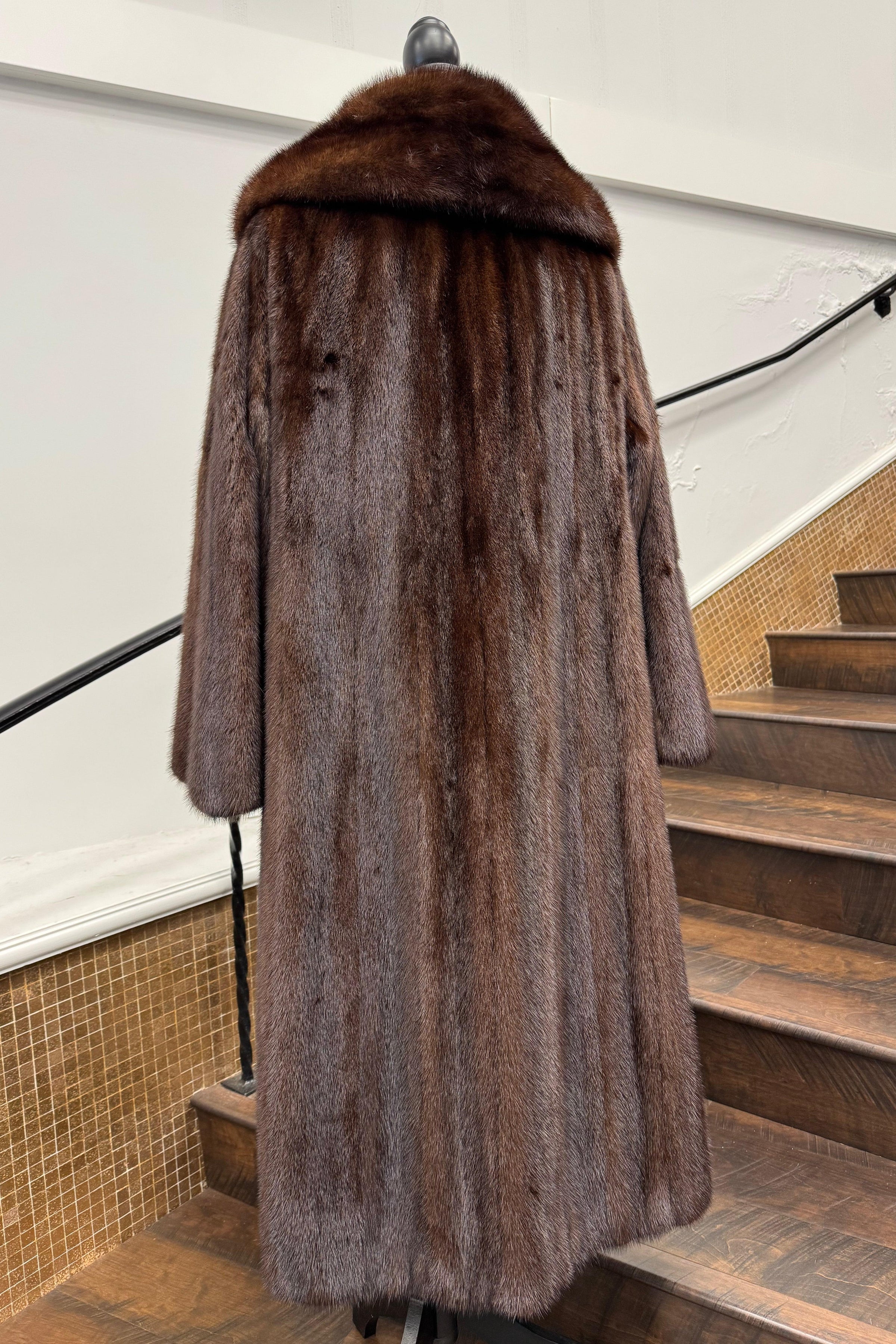Vintage Mahogany Mink Coat