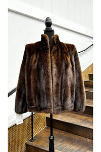 Vintage Mahogany Mink Jacket