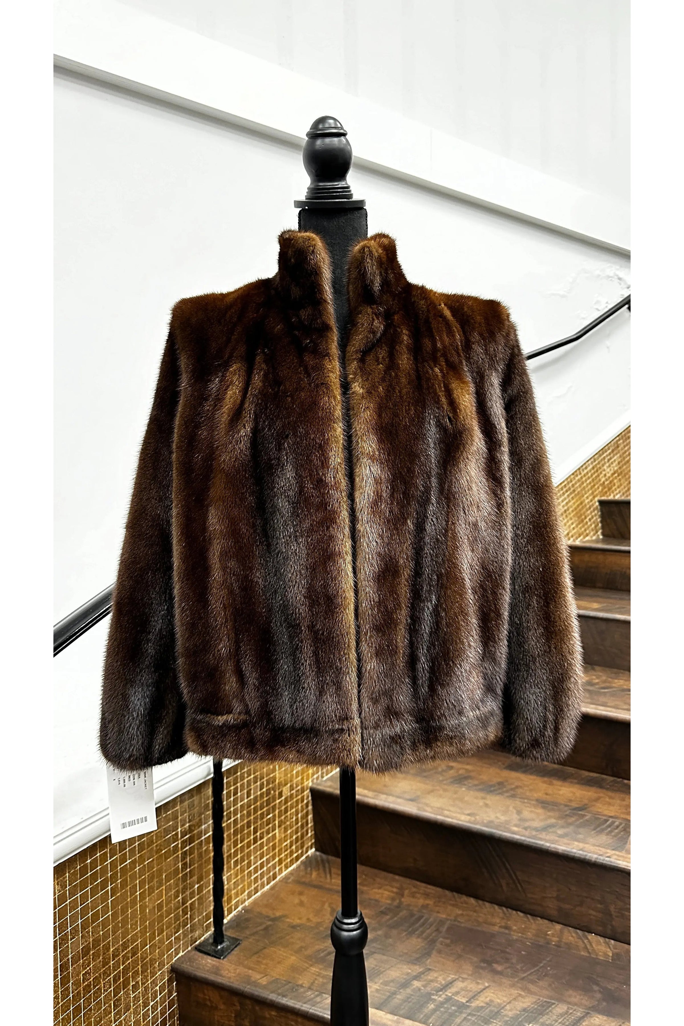 Vintage Mahogany Mink Jacket