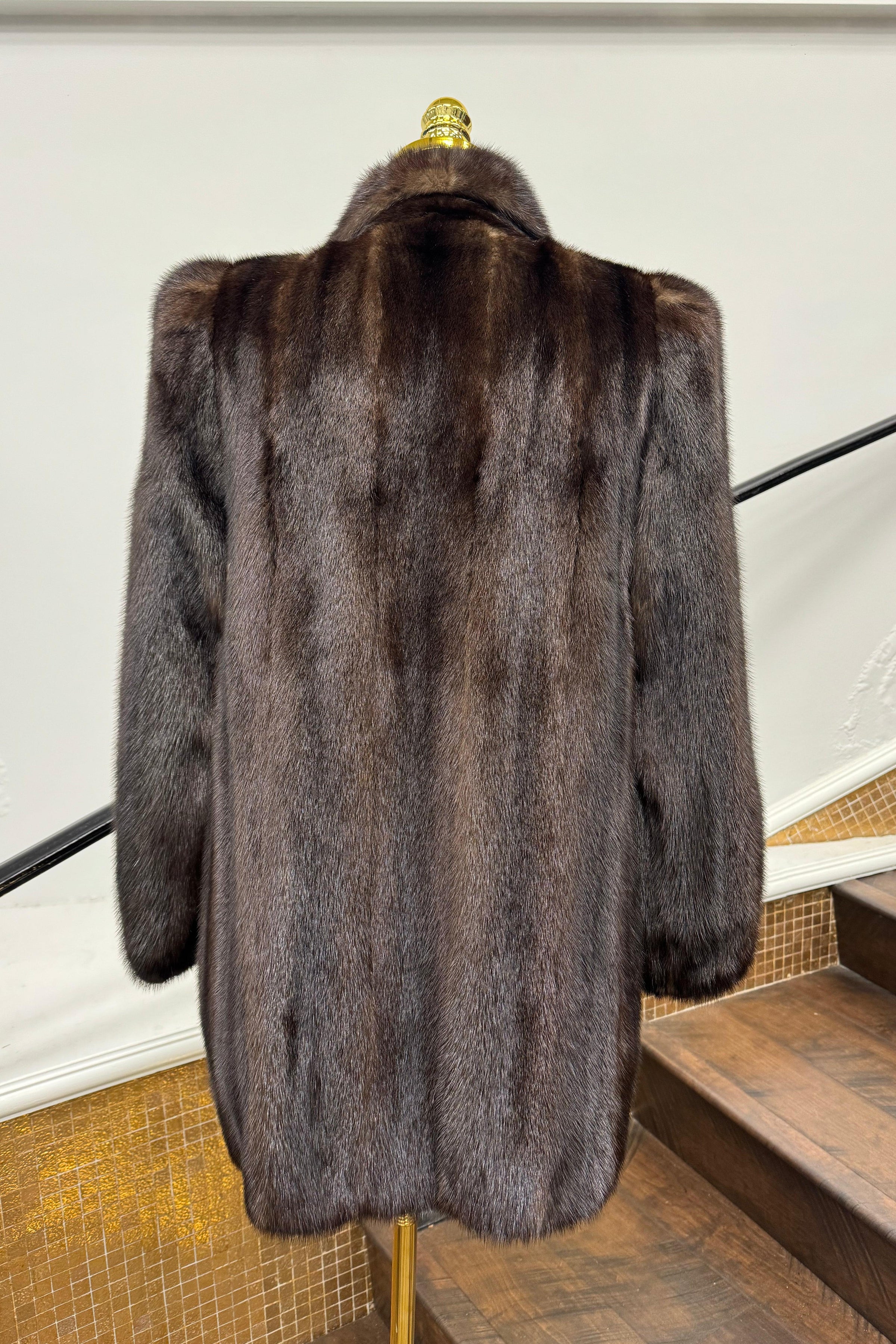 Vintage Mahogany Mink Stroller