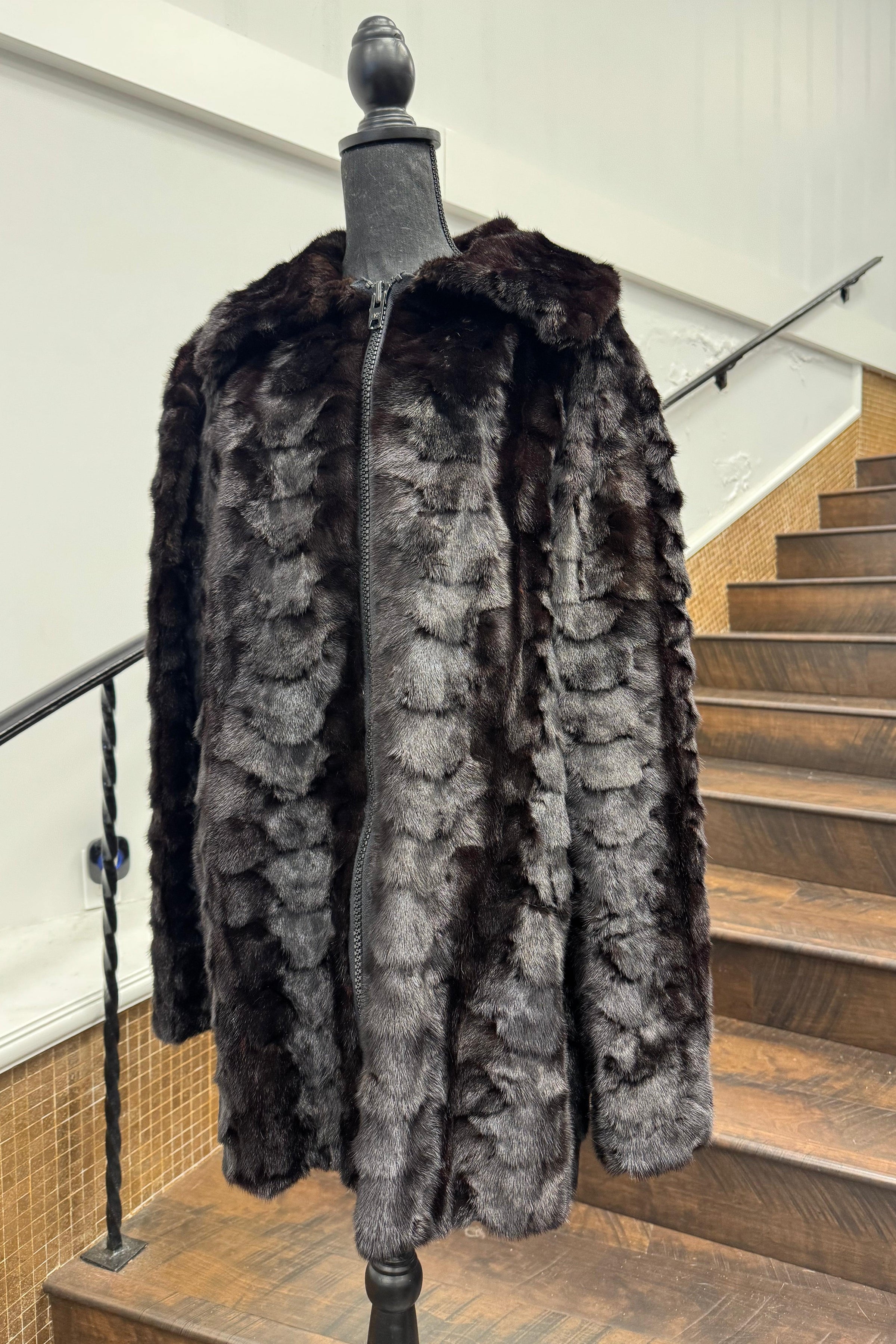 Vintage Men Ranch Mink Jacket