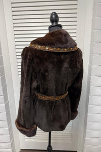 Vintage Sheared Mahogany Mink Jacket