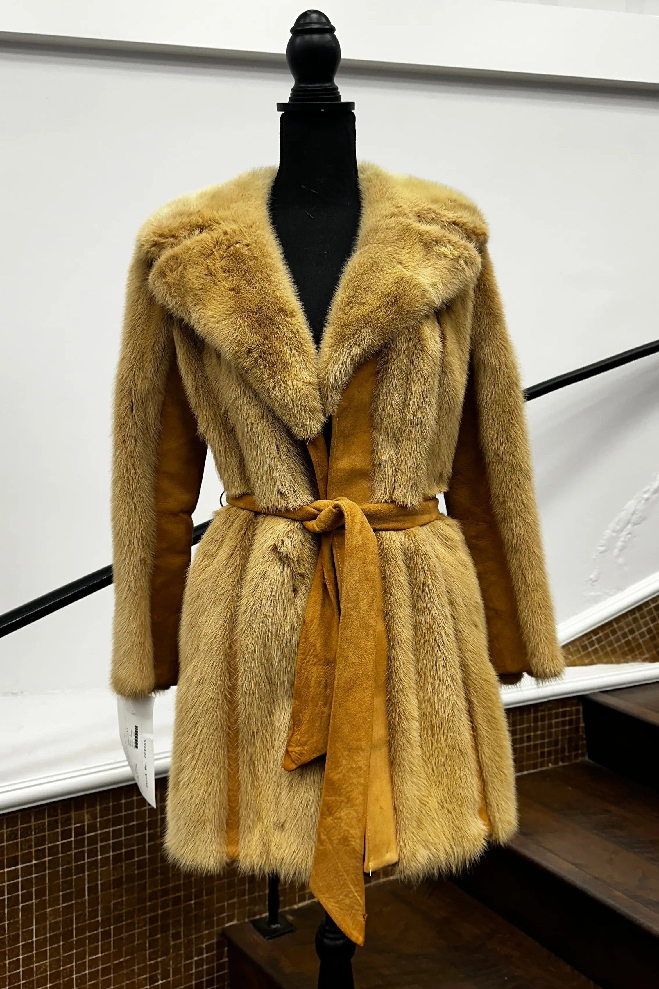 Vintage Mink & Suede Stroller