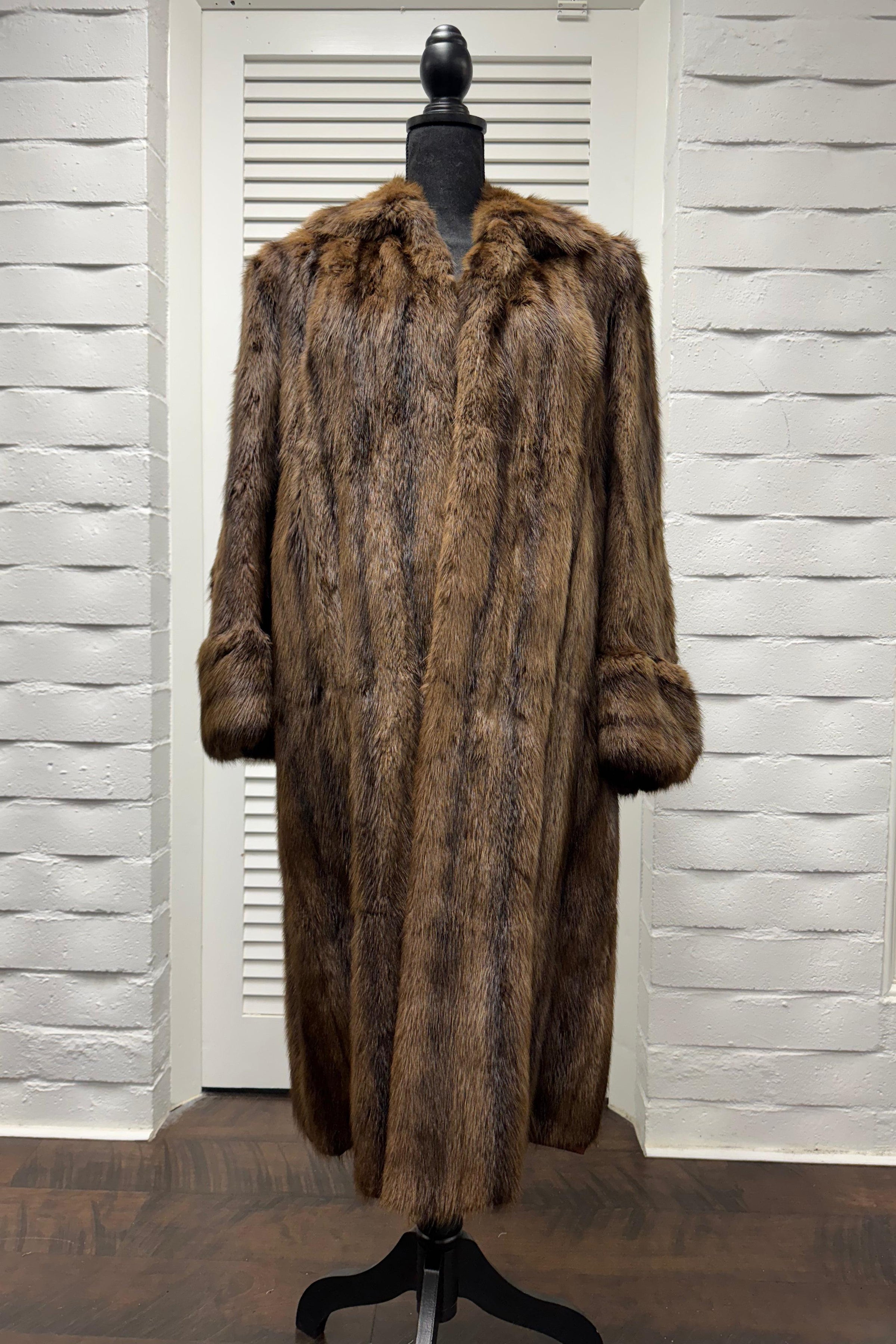 Vintage Muskrat Coat