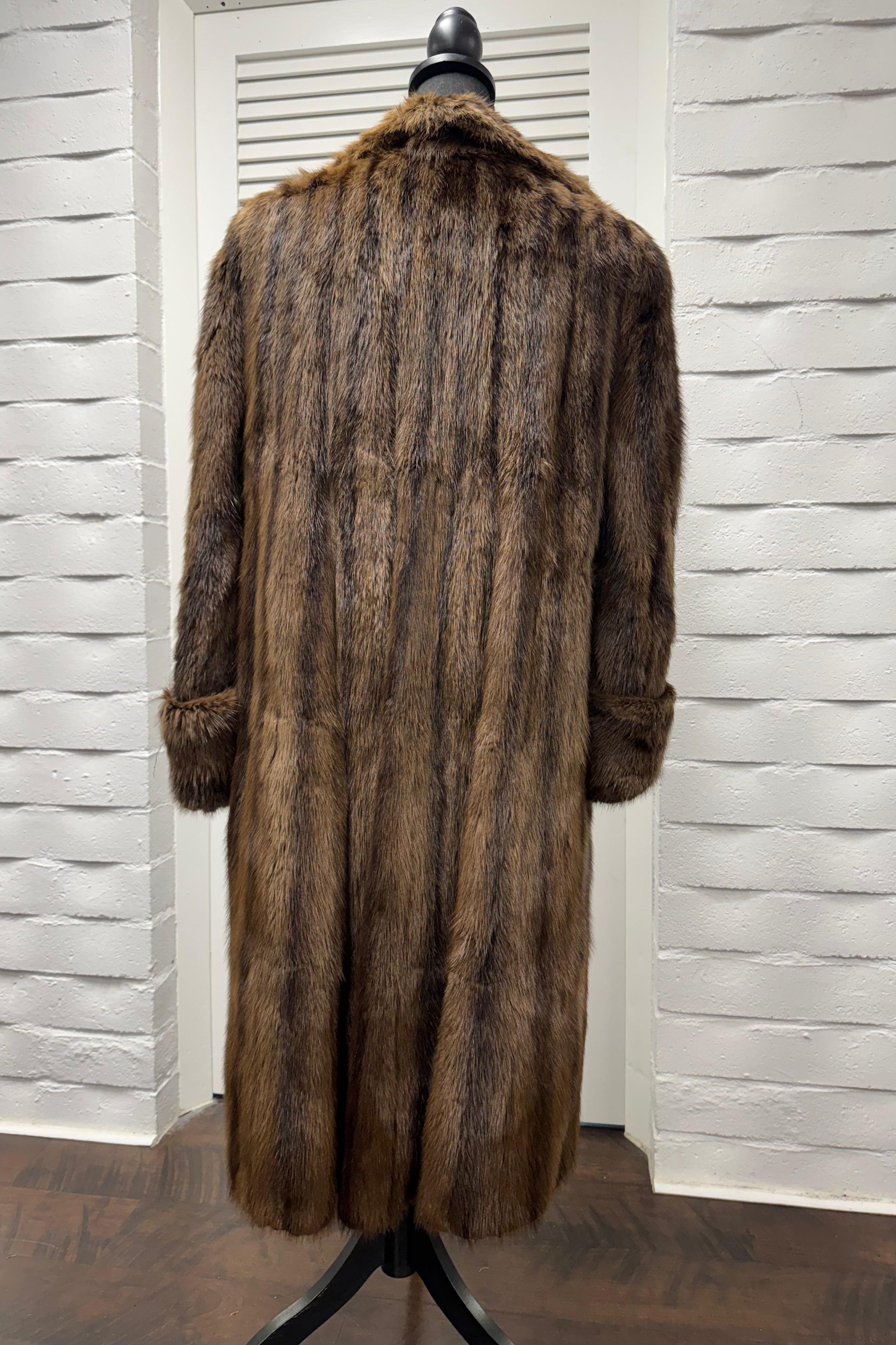 Vintage Muskrat Coat