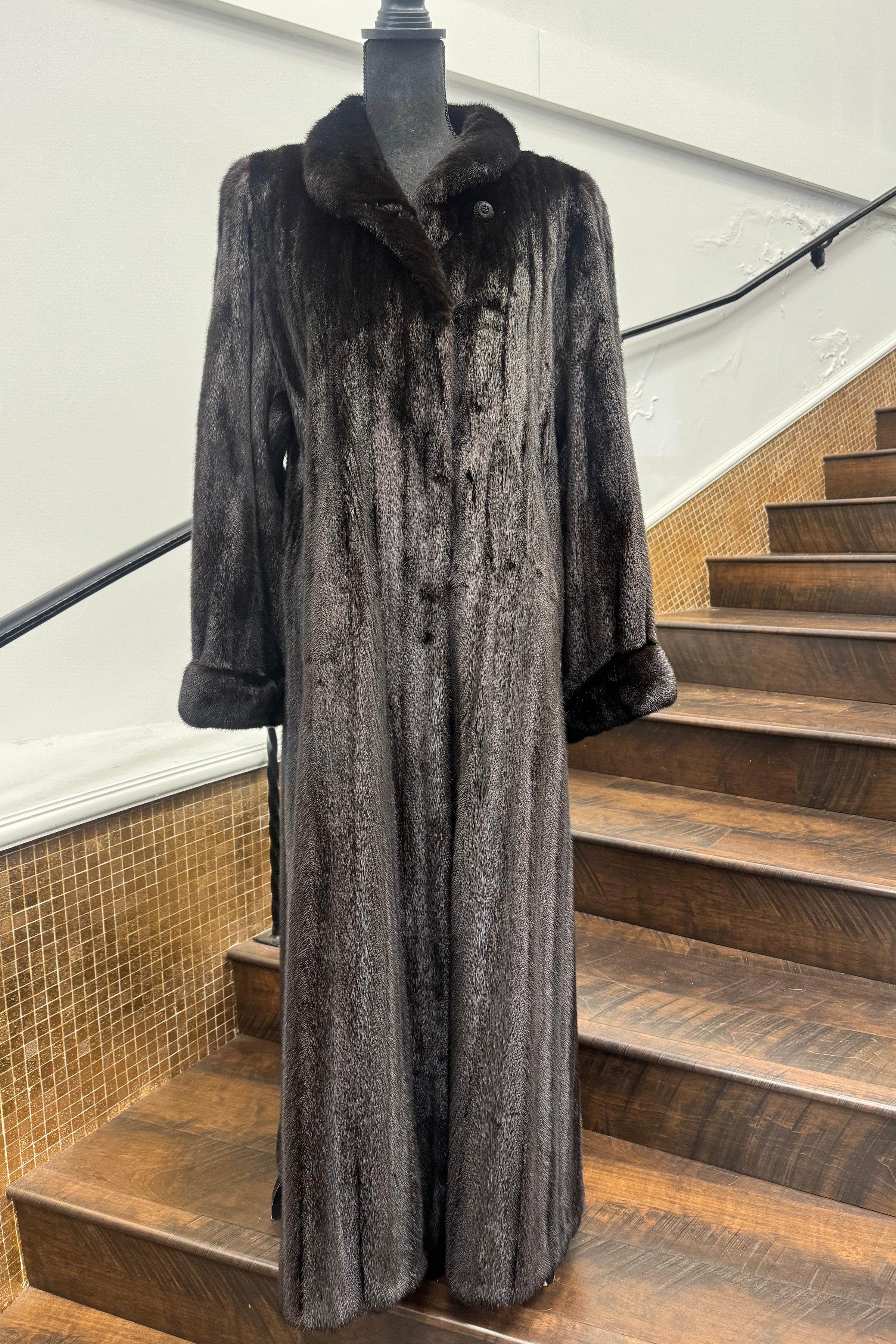 Vintage Natural Ranch Mink Coat