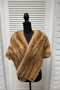 Vintage Pastel Mink Stole