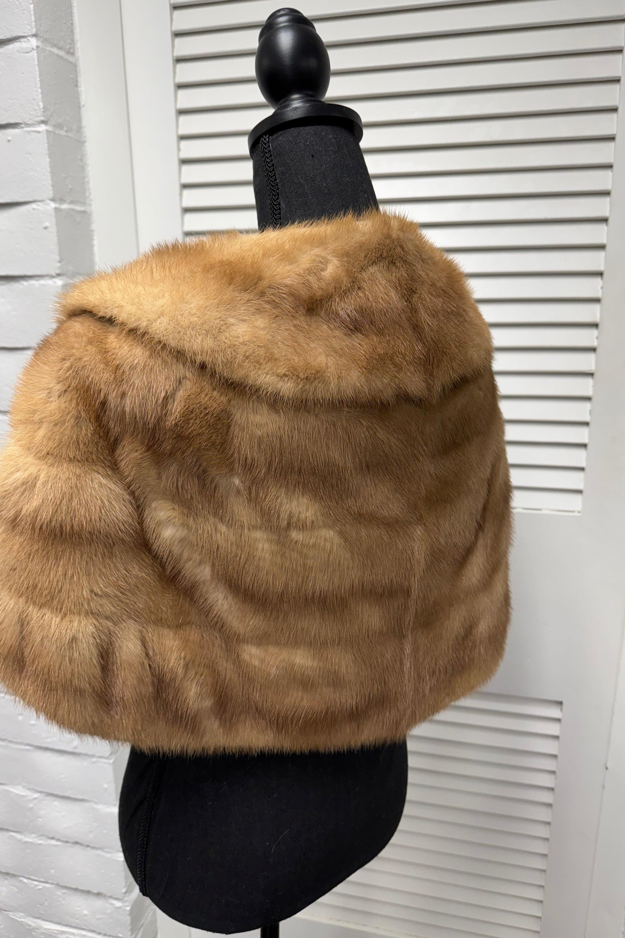 Vintage Pastel Mink Stole