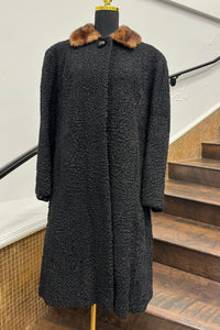 Vintage Persian Lamb Stroller & Mink Collar