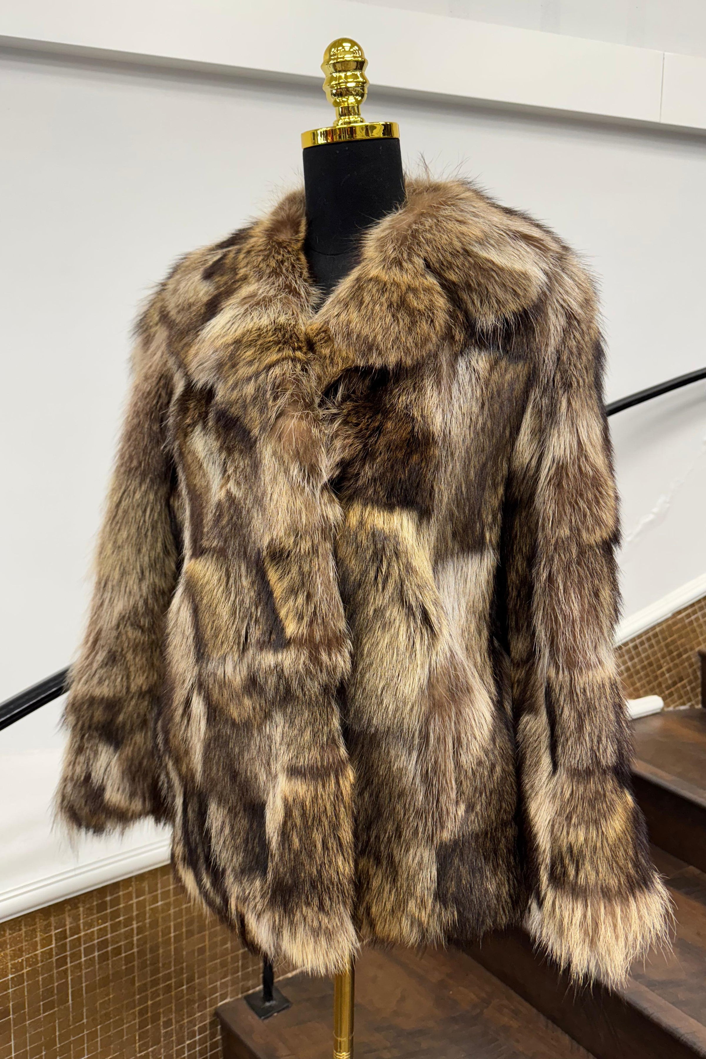 Vintage Pieced Beaver Jacket