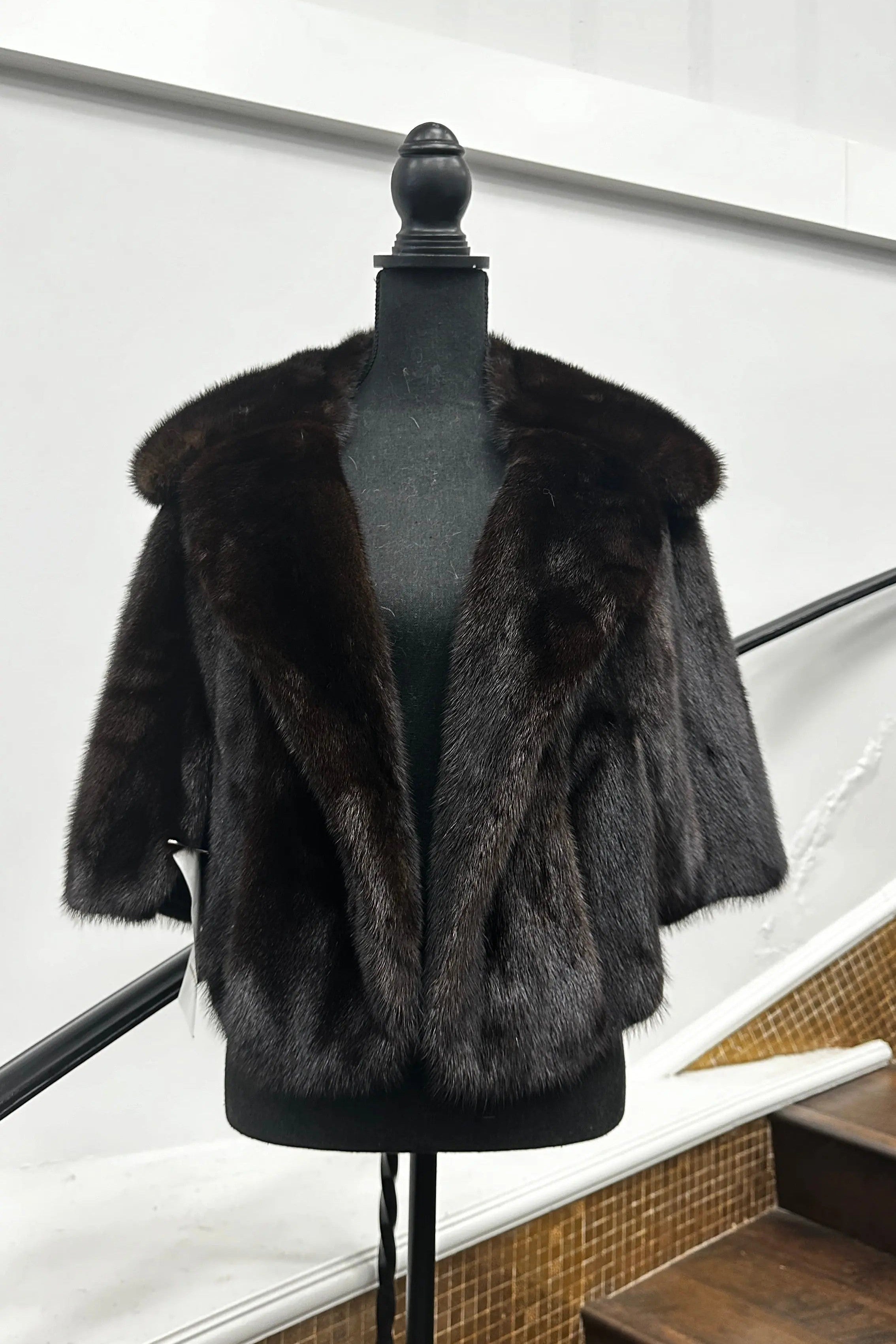 Vintage Ranch Mink Cape