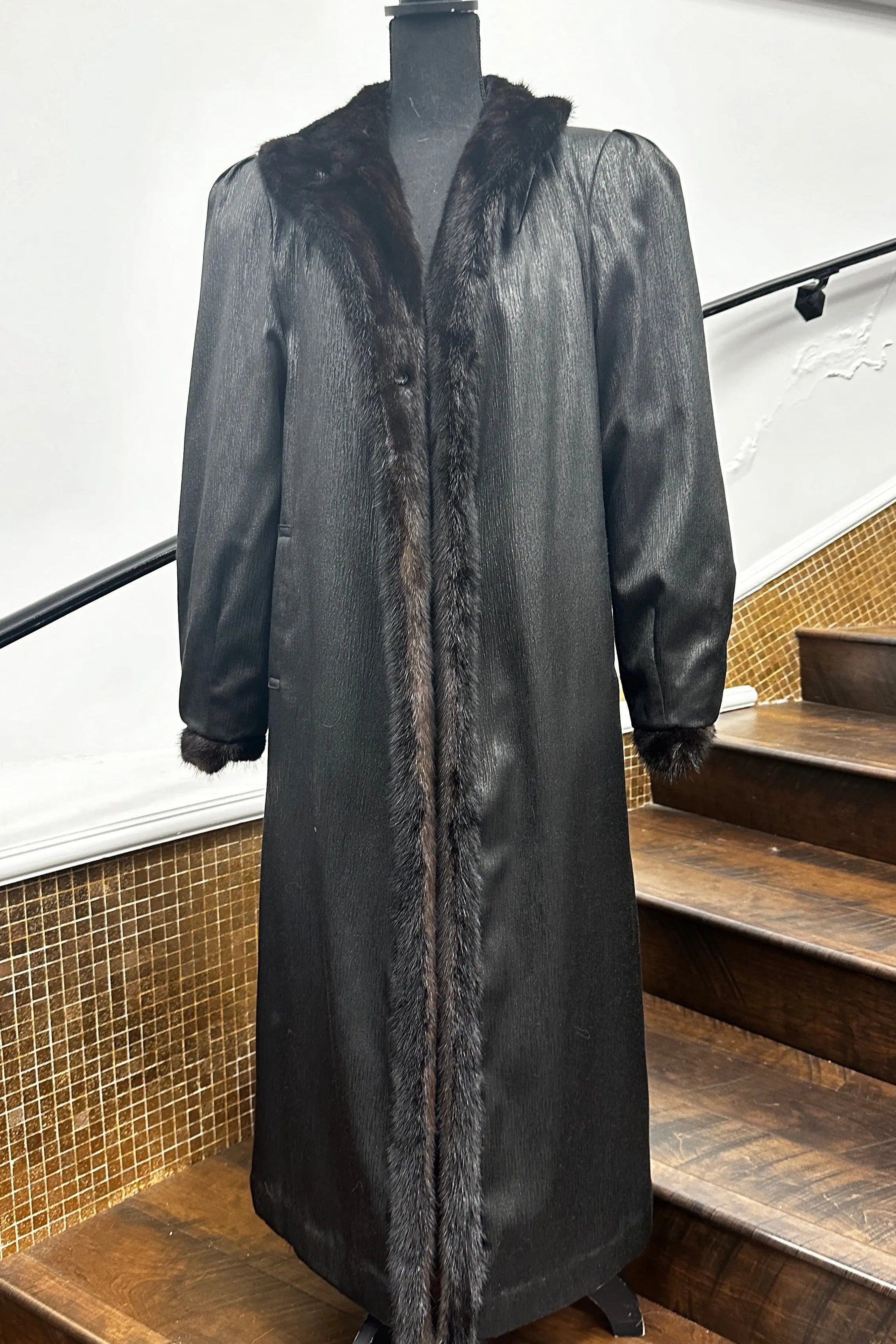 Vintage Ranch Mink Reversible Coat