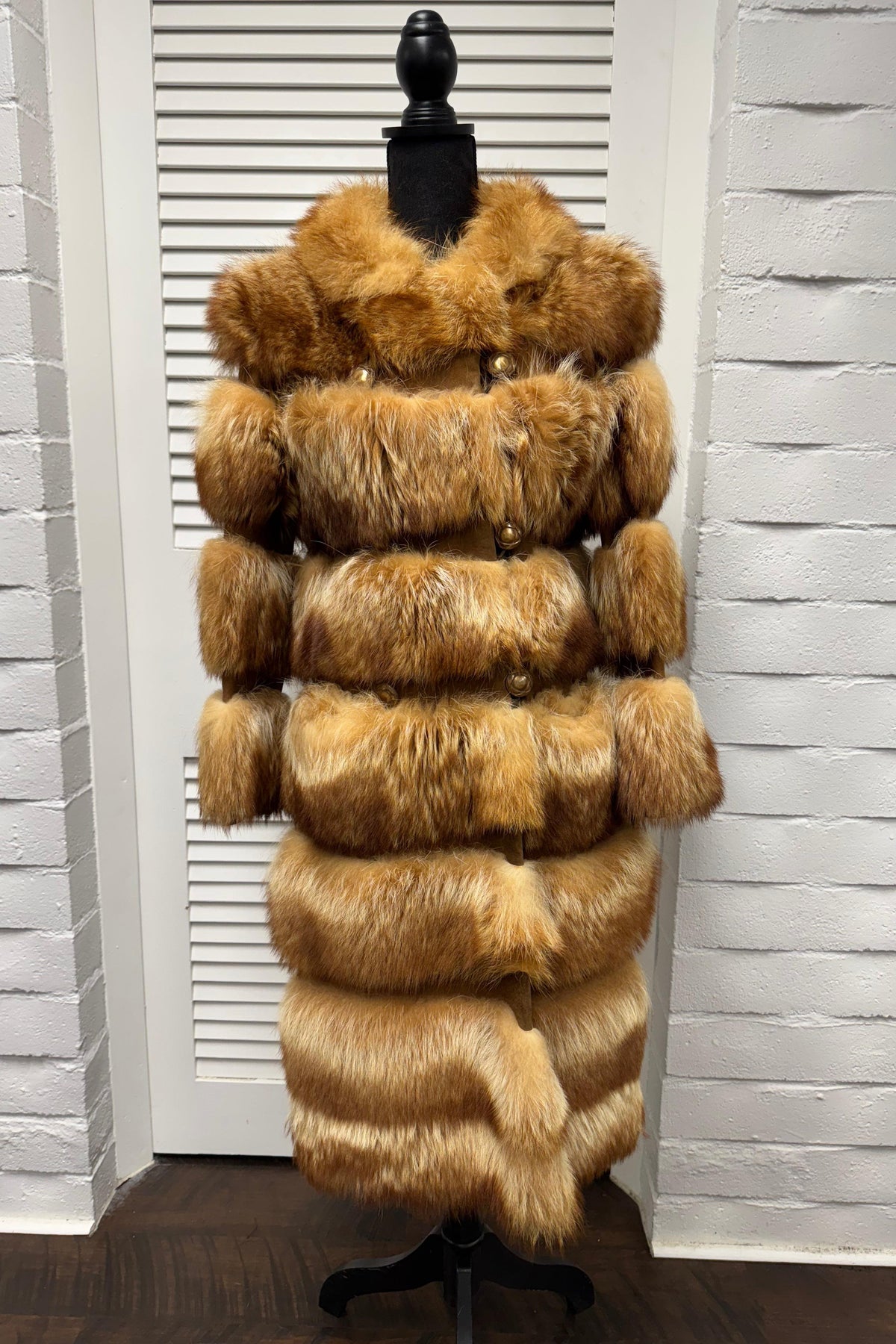 Vintage Red Fox Stroller