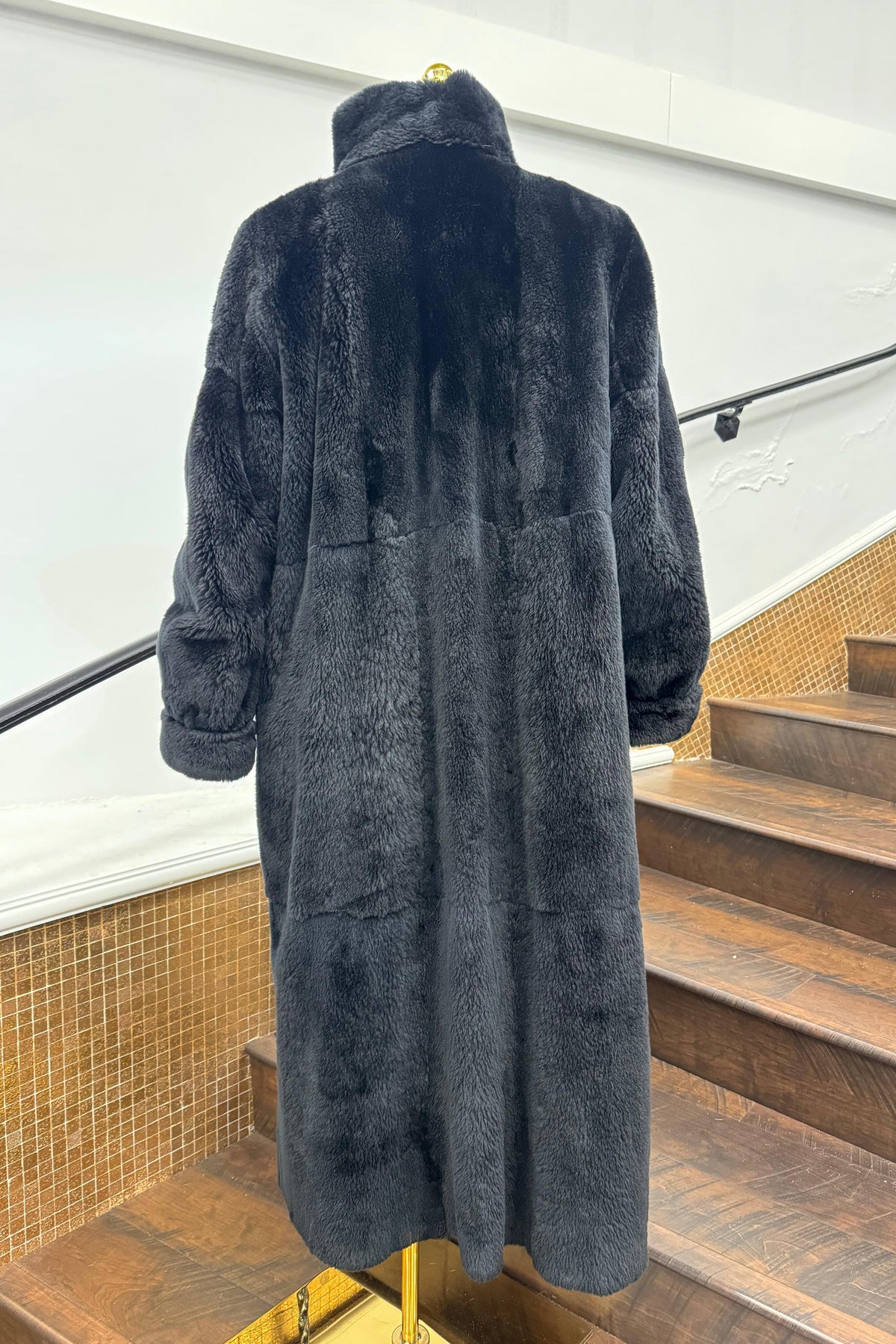 Vintage Reversible Sheared Nutria Coat