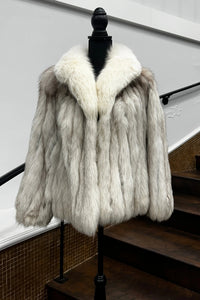 Vintage Ribbed Fox Jacket