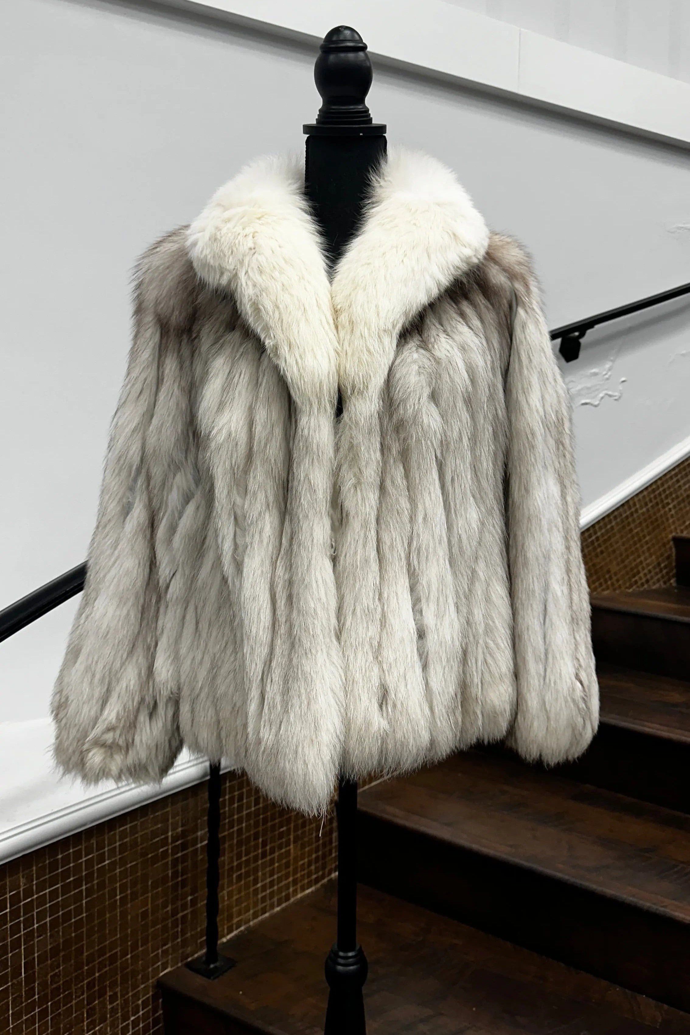 Vintage Ribbed Fox Jacket