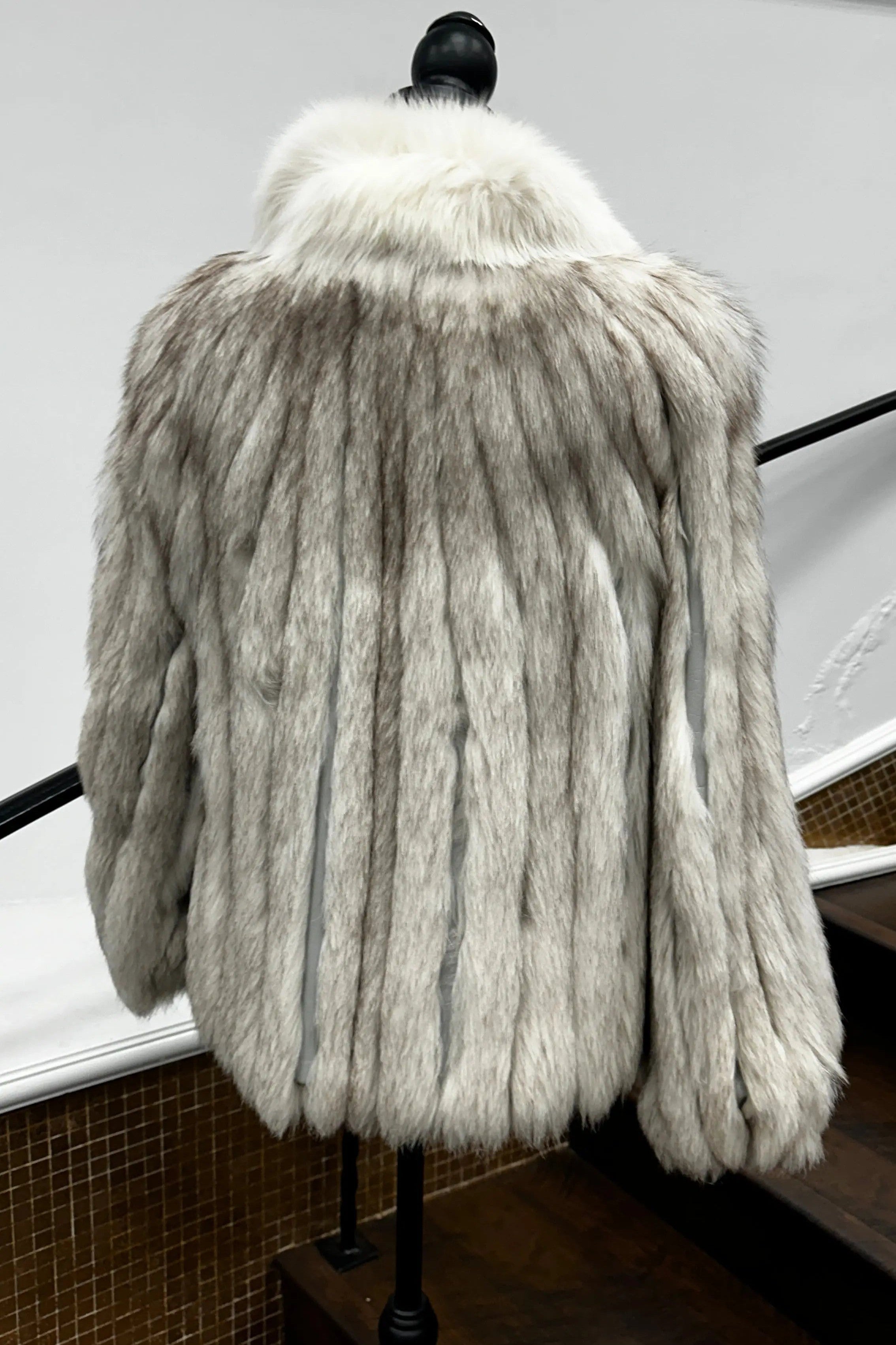 Vintage Ribbed Fox Jacket
