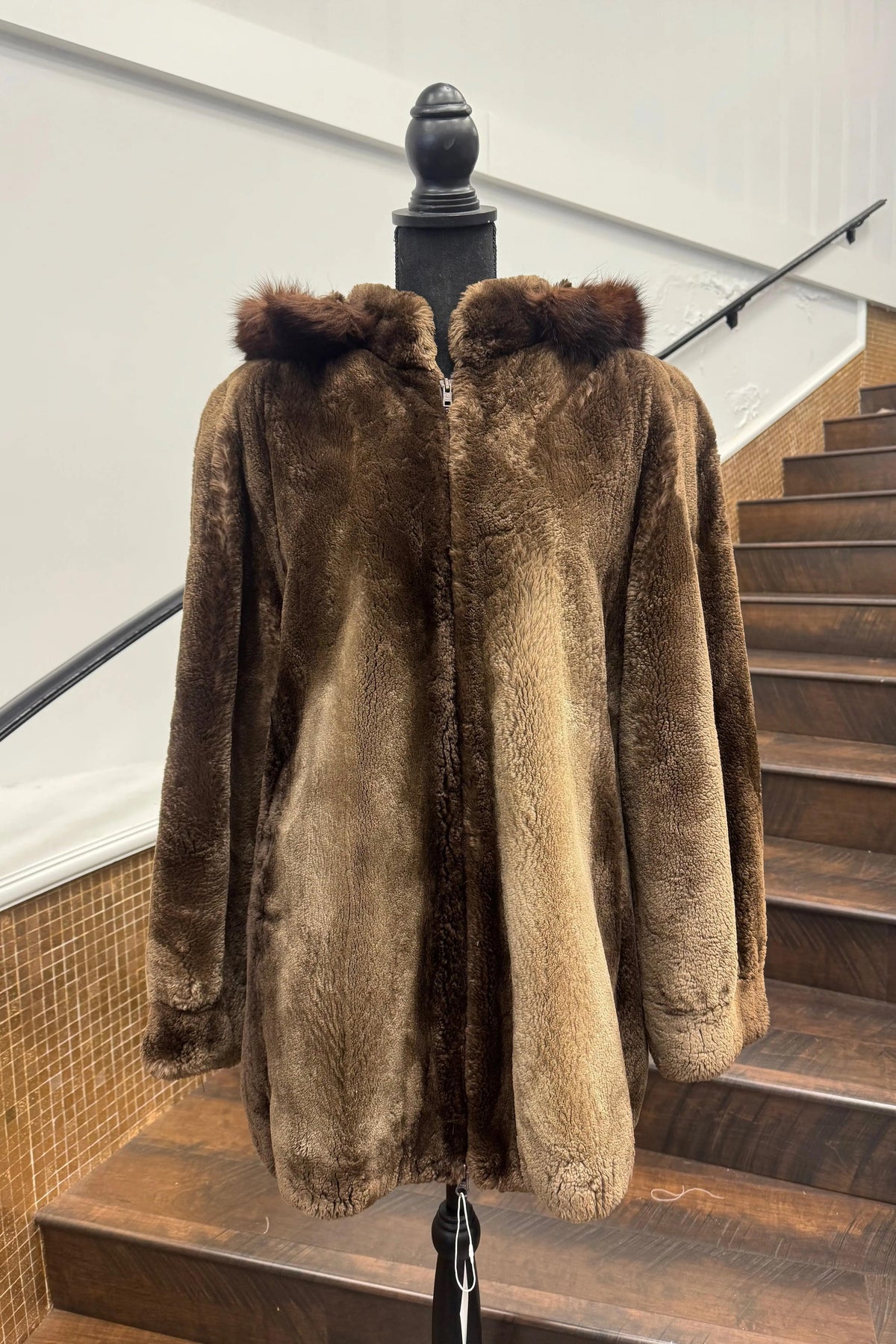 Vintage Sheared Beaver Stroller