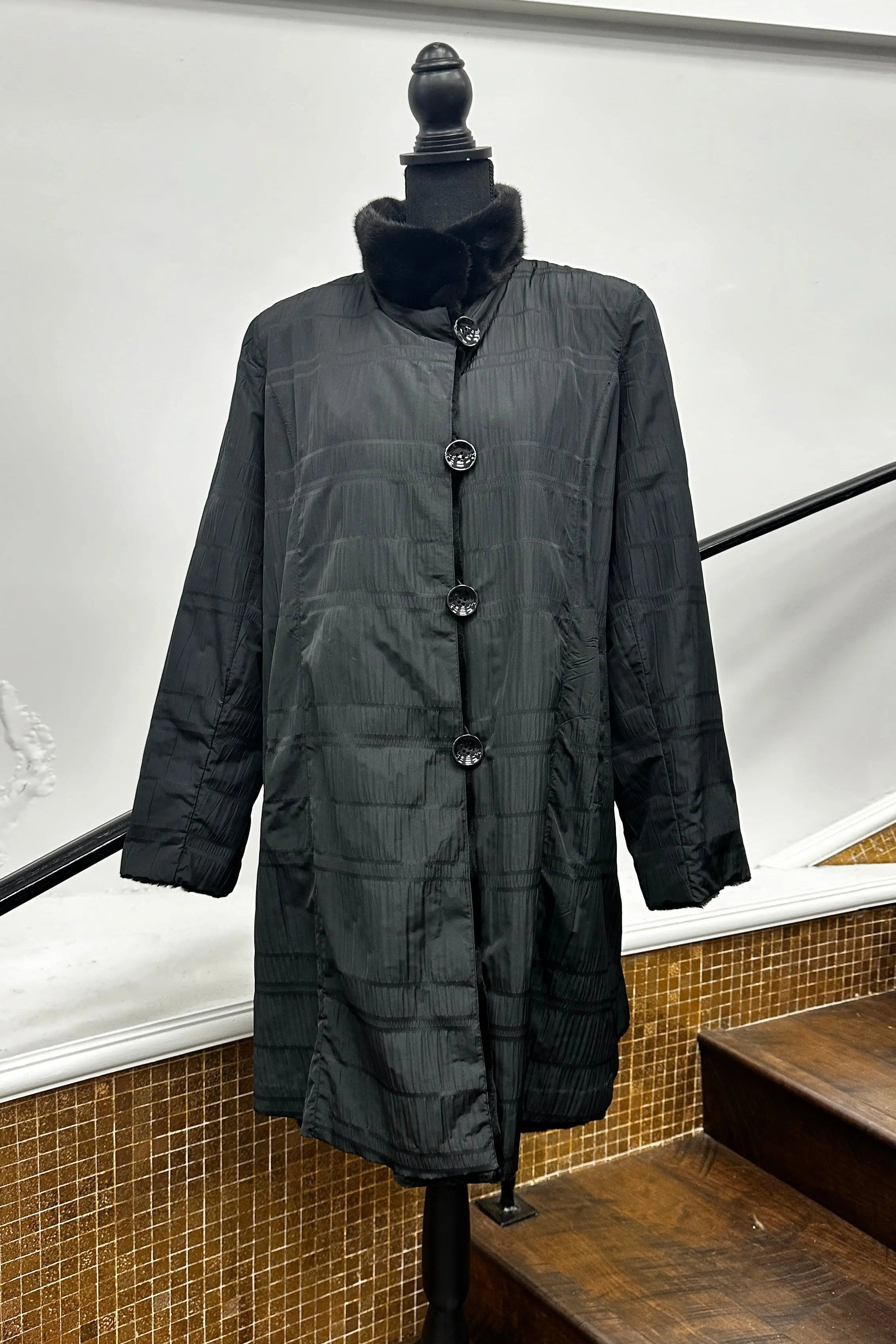 Vintage Sheared Mink Reversible Stroller