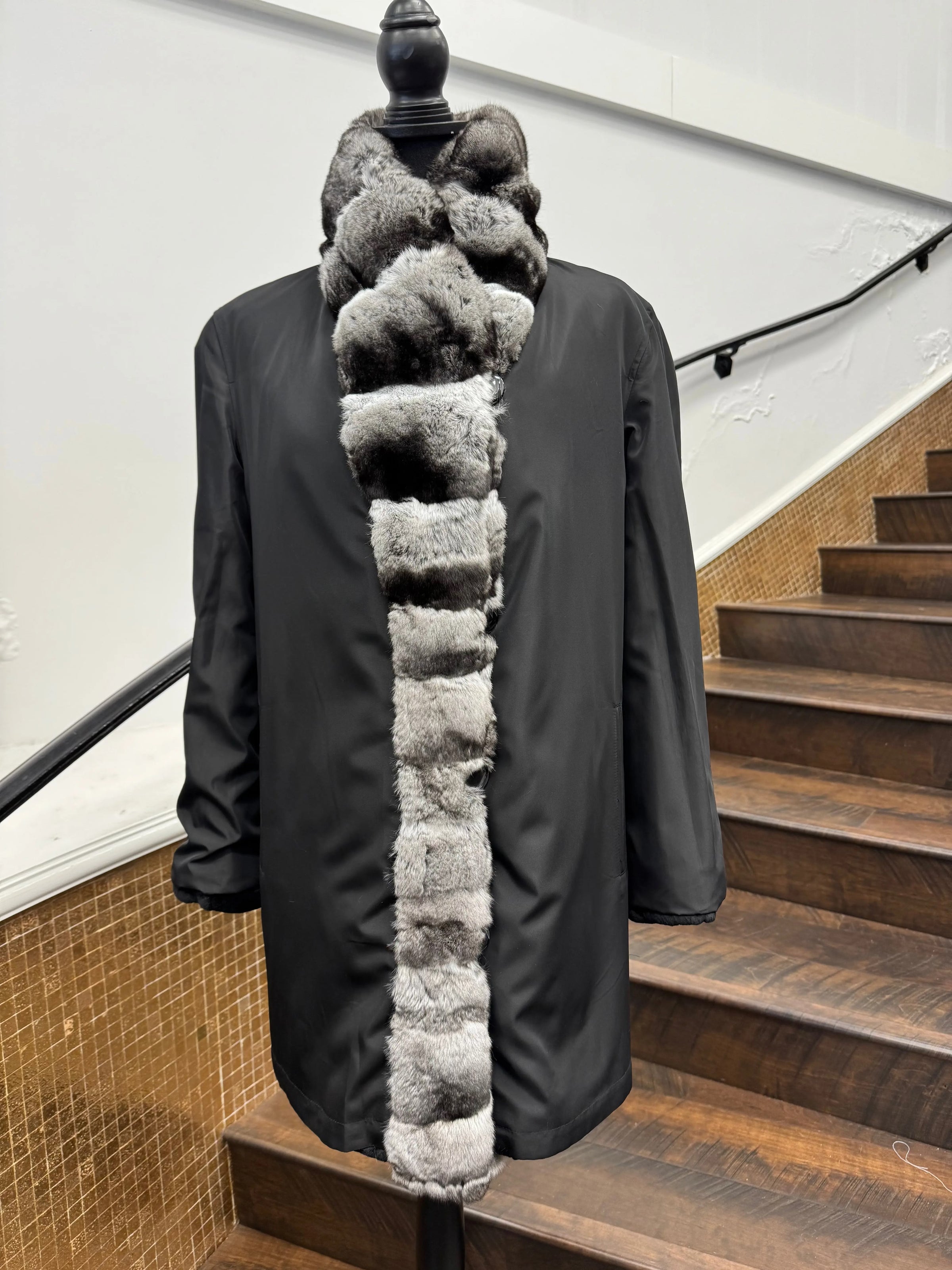 Vintage Sheared Mink Reversible Stroller