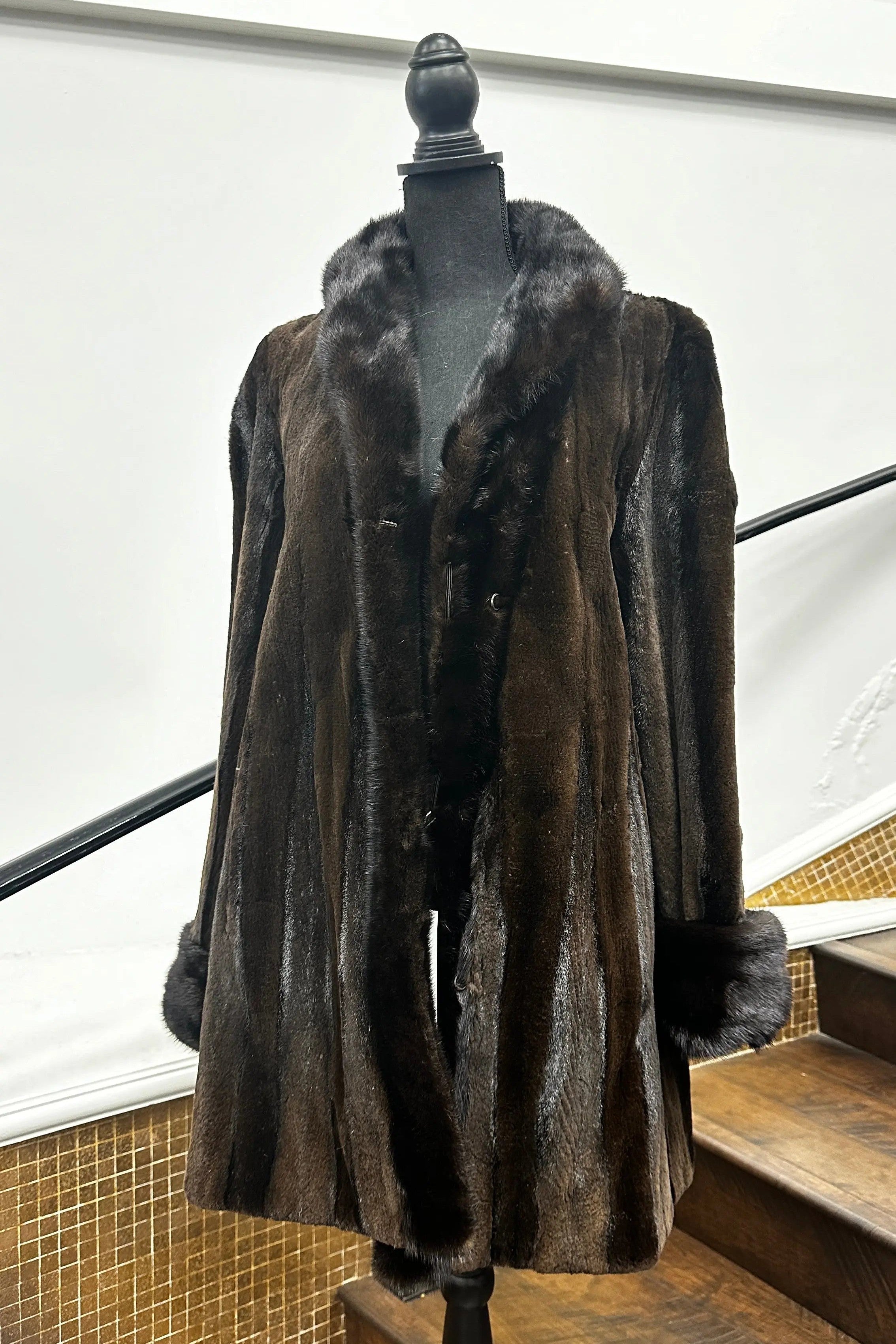 Vintage Sheared & Reversible Ranch Mink Stroller