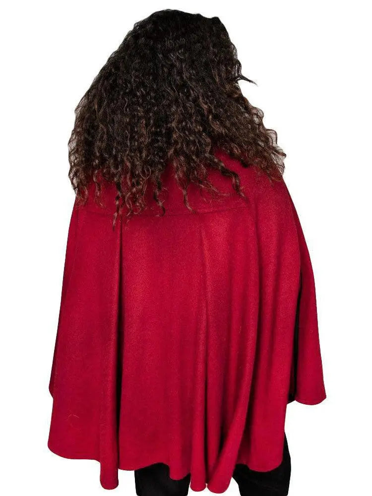 Berry Wool Cashmere Cape Style Jacket LaBelle Since 1919