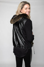Black Cashmere with Bronze Fox and Rexx Trim Jacket