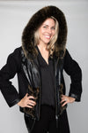 Black Cashmere with Bronze Fox and Rexx Trim Jacket