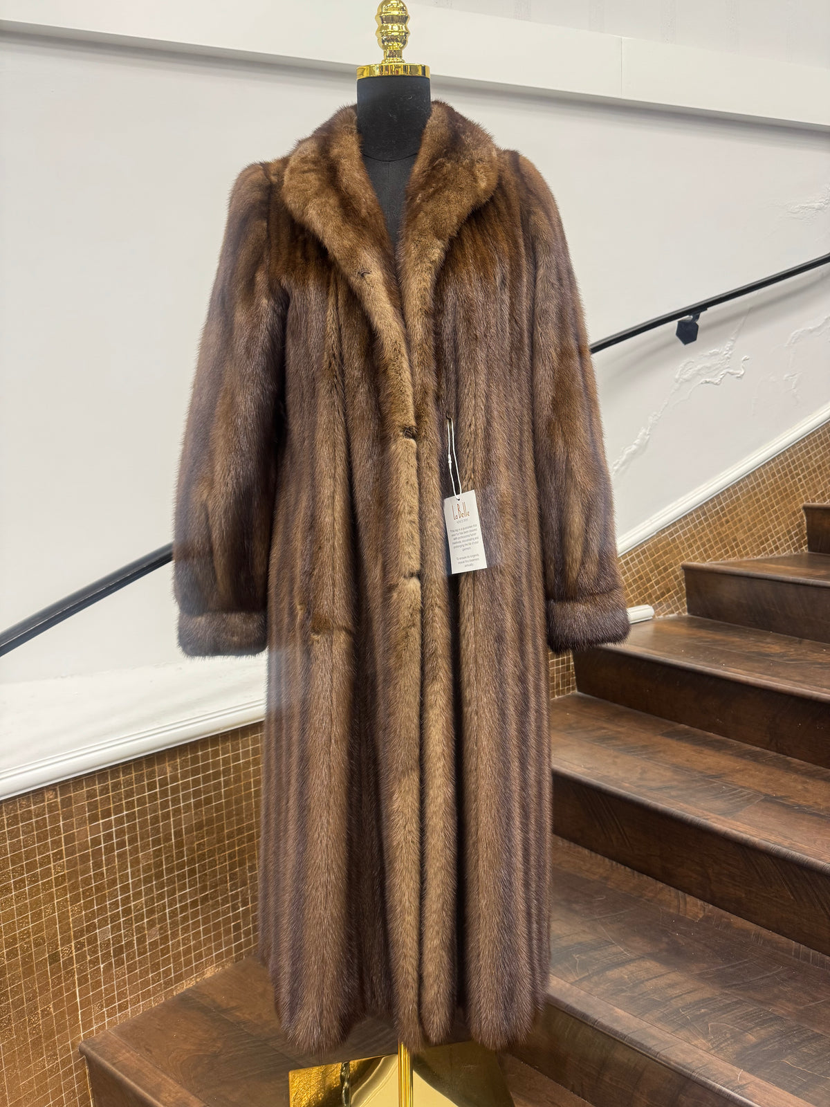 Vintage Demi Buff Mink Coat