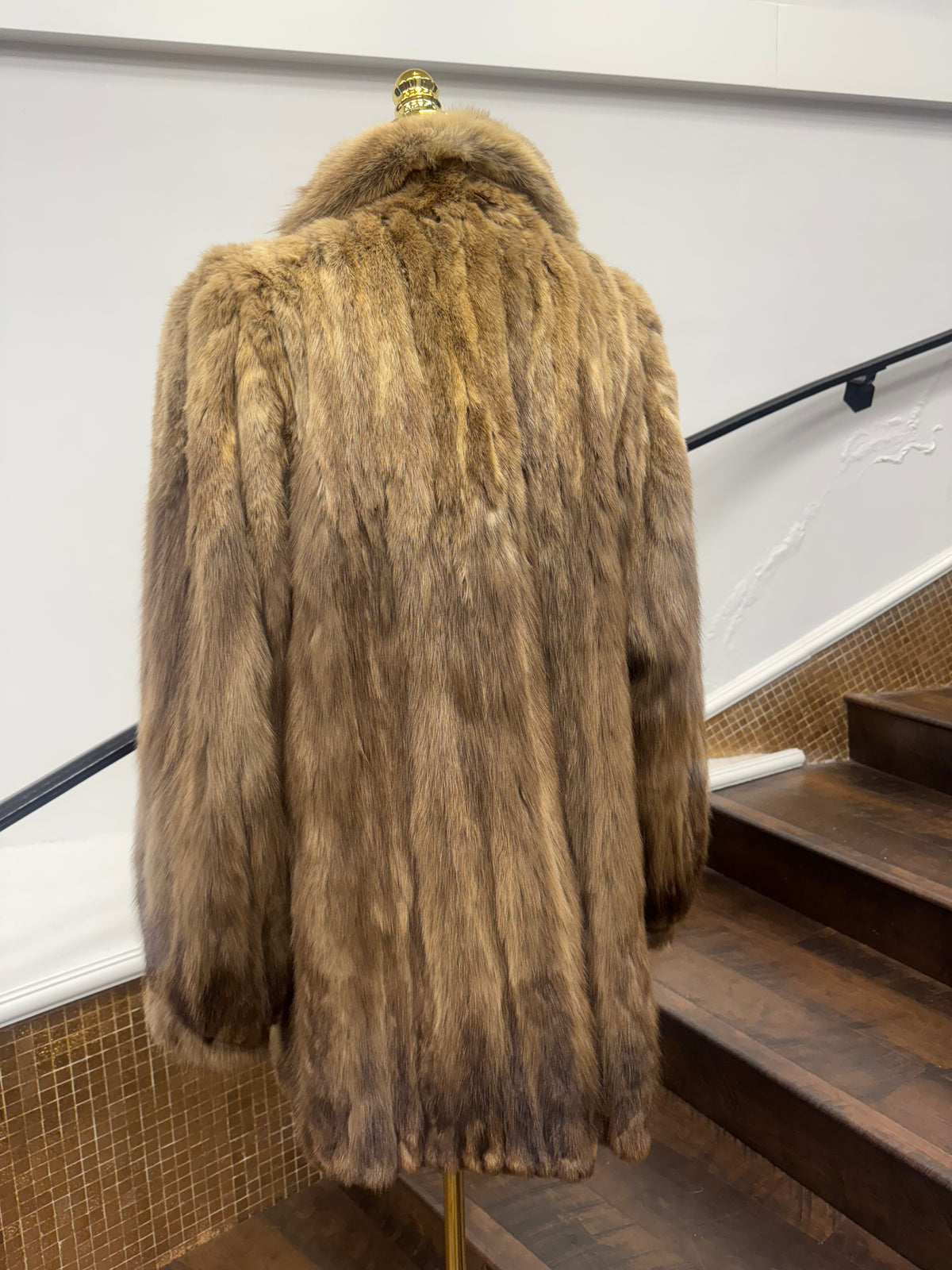 Vintage Sectioned Sable Jacket