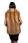 Natural Red Fox Vest