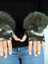 LaBelle New Collections Camouflage Fingerless Gloves