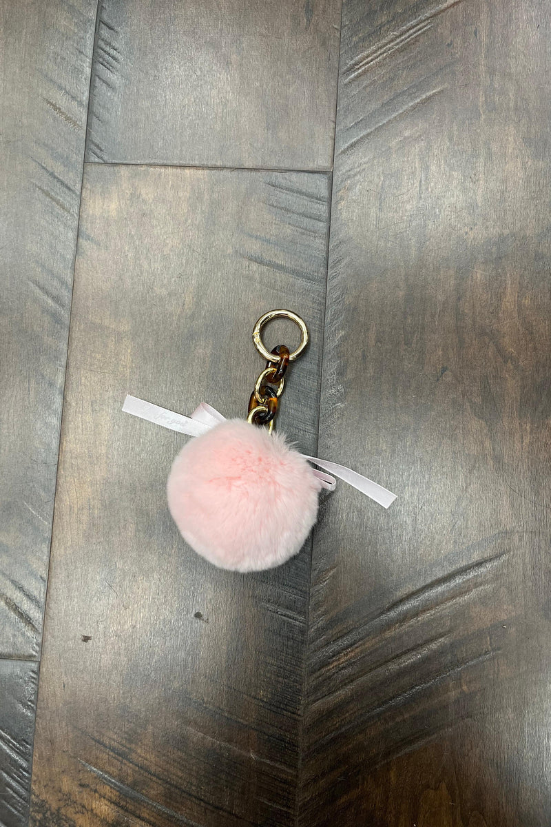 Ball Rexx Rabbit with Ribbon Keychain