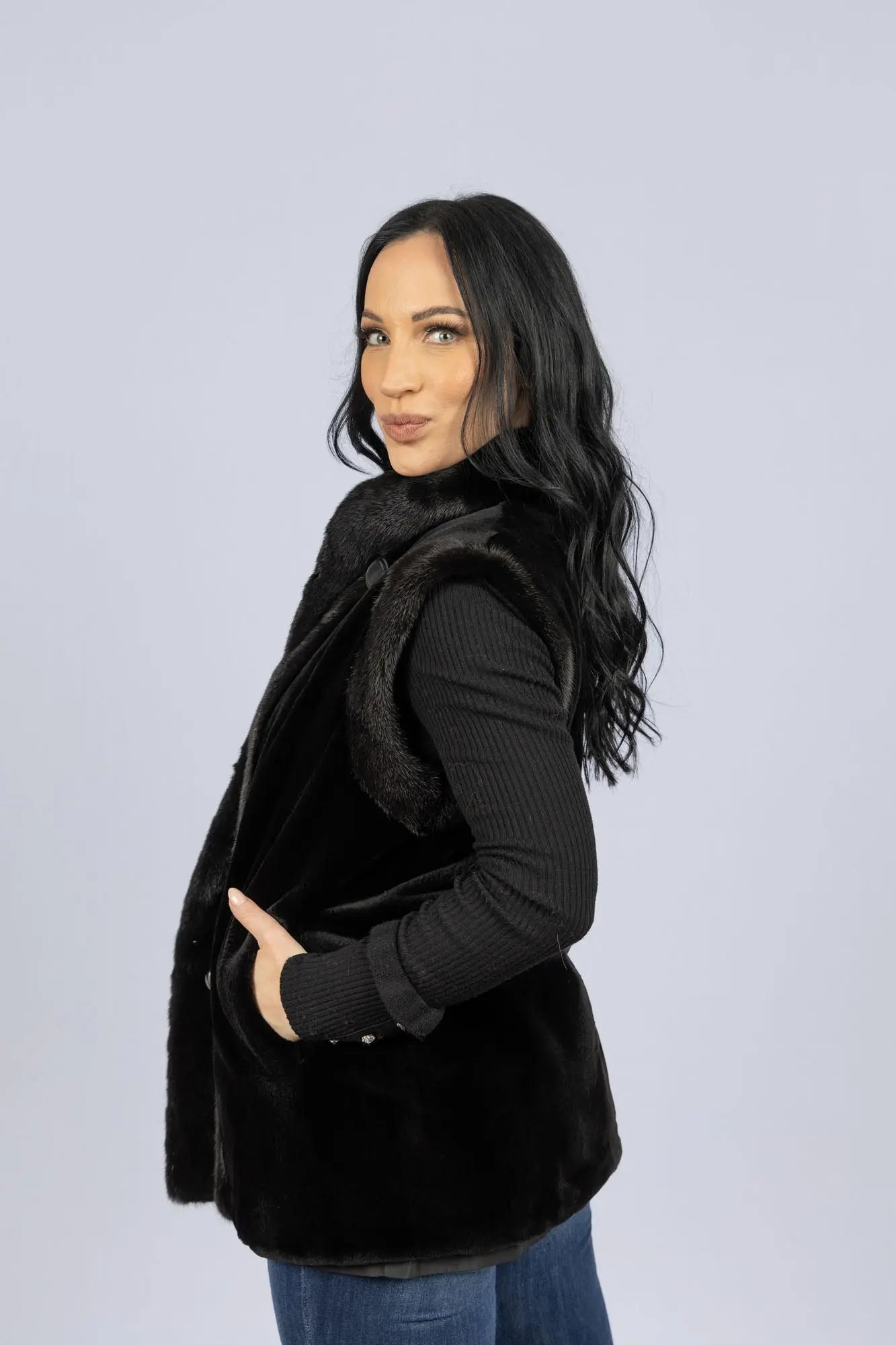 【SUBLATIONS】FURROW KNIT VEST .11【BLACK】 FURROW KNIT VEST .11【BLACK】 – SUBLATIONS