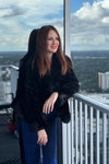 Black Sheared Mink Jacket