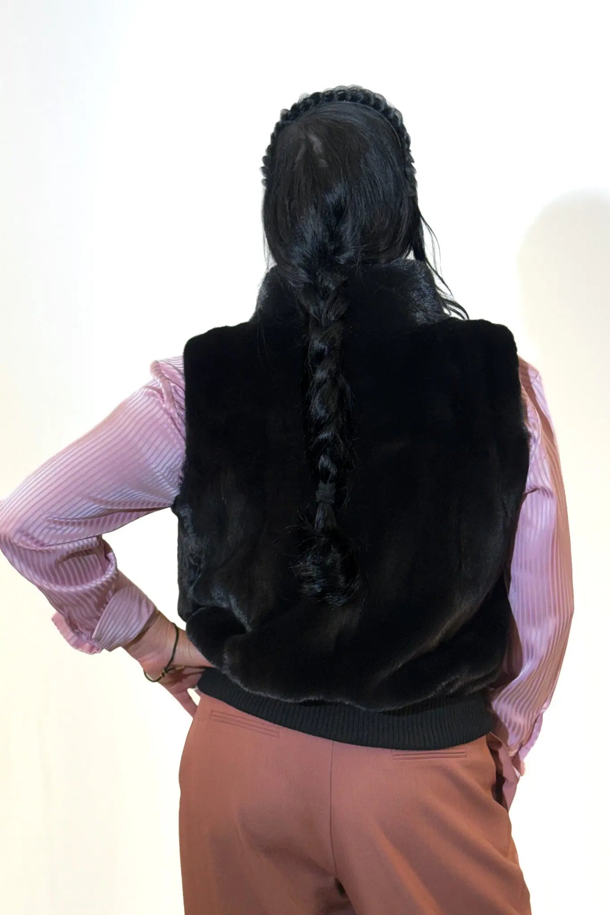 Blackglama Mink Zip-Up Vest