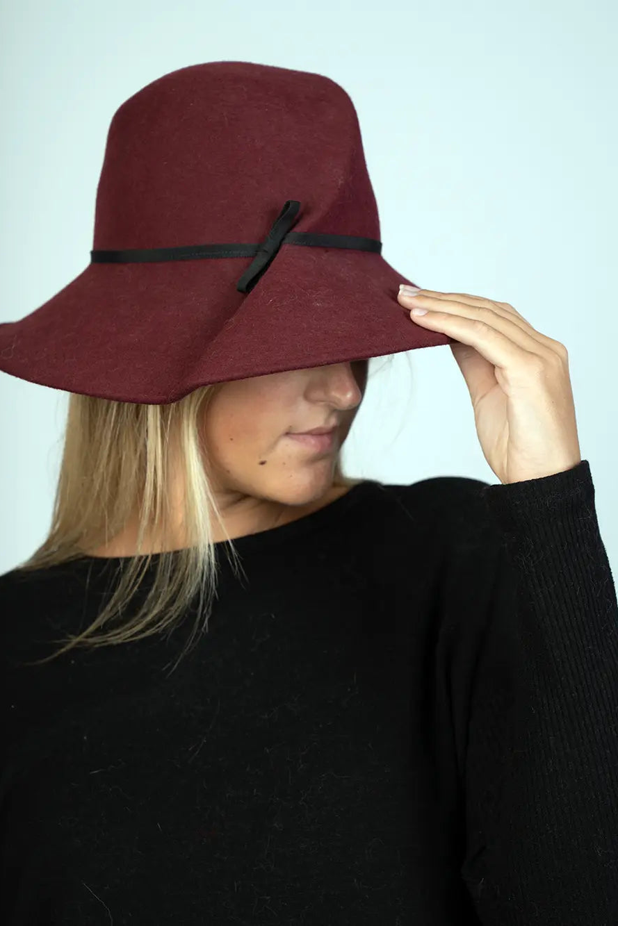 Burgundy Hat