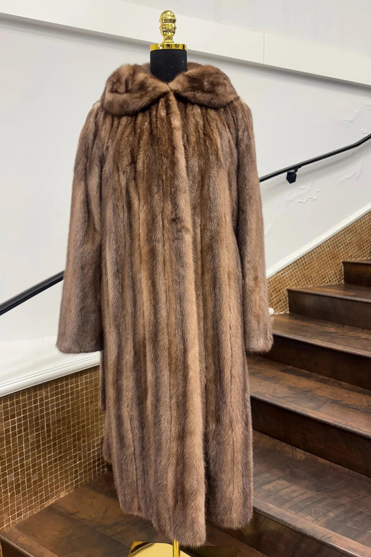 Demi Buff 3/4 Length Coat with Belt