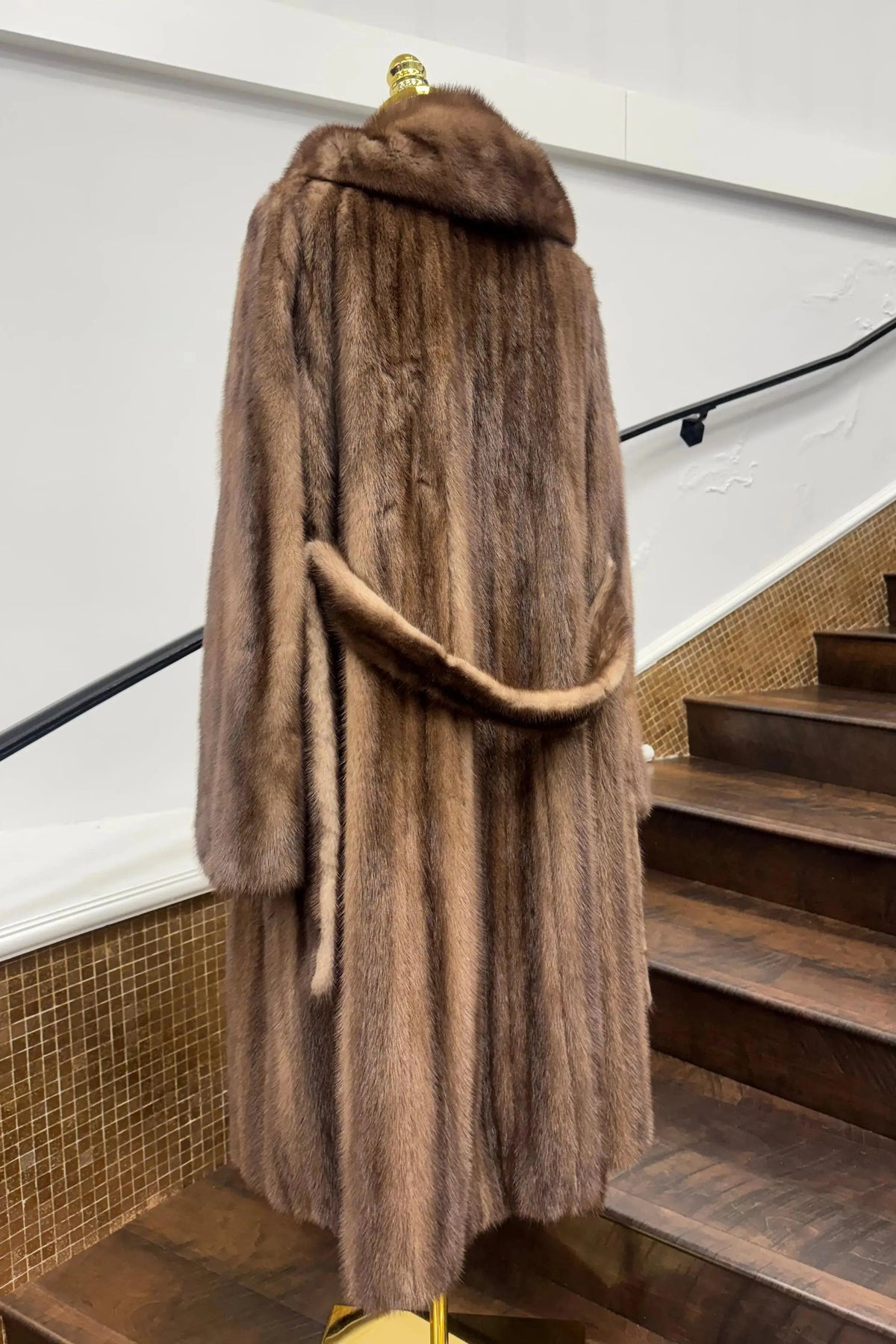 Demi Buff 3/4 Length Coat with Belt