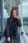 Emerald Green Sheared Mink Reversible Jacket