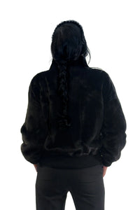 Female Blackglama Mink Bomber Jacket