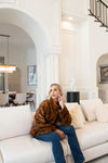 Female Dyed Cognac Mink Jacket