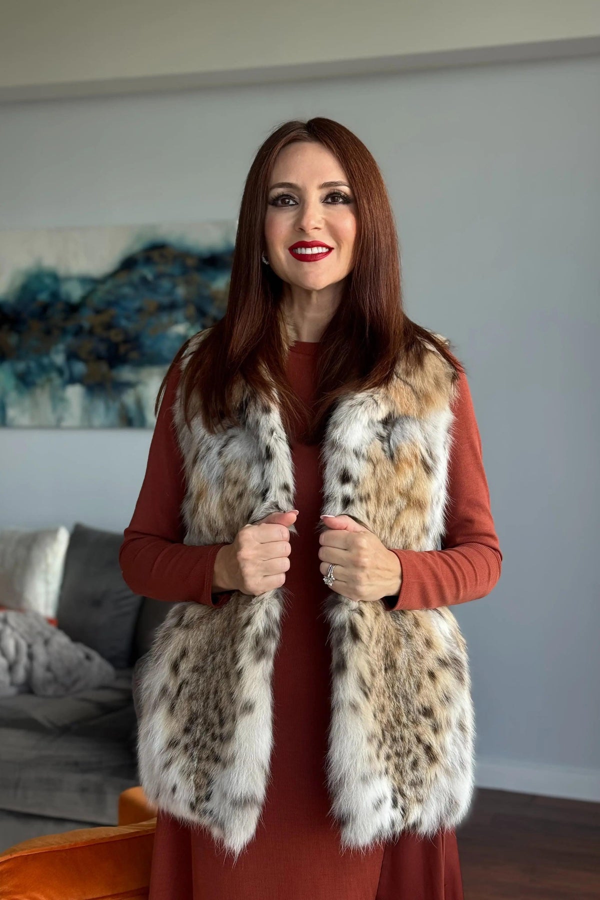 Luxurious Lynx Vest